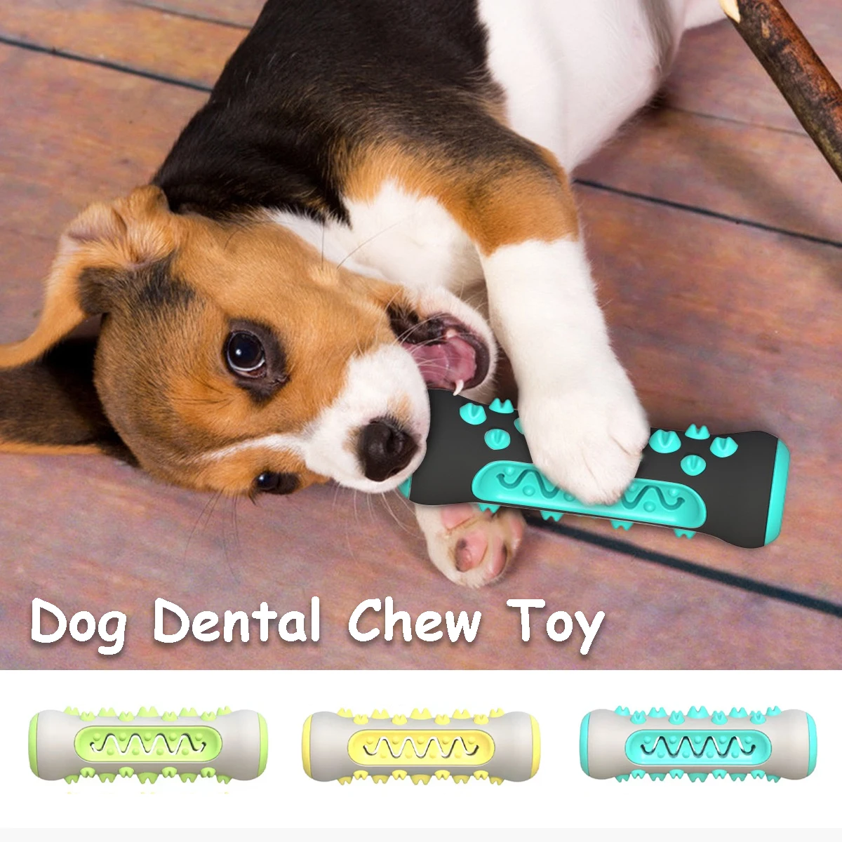 Dog Dental Chew Toys for Teeth Cleaning Puppy Teething Sticks & Chewable Bone Toothbrush Enzymatic 1005011556741057