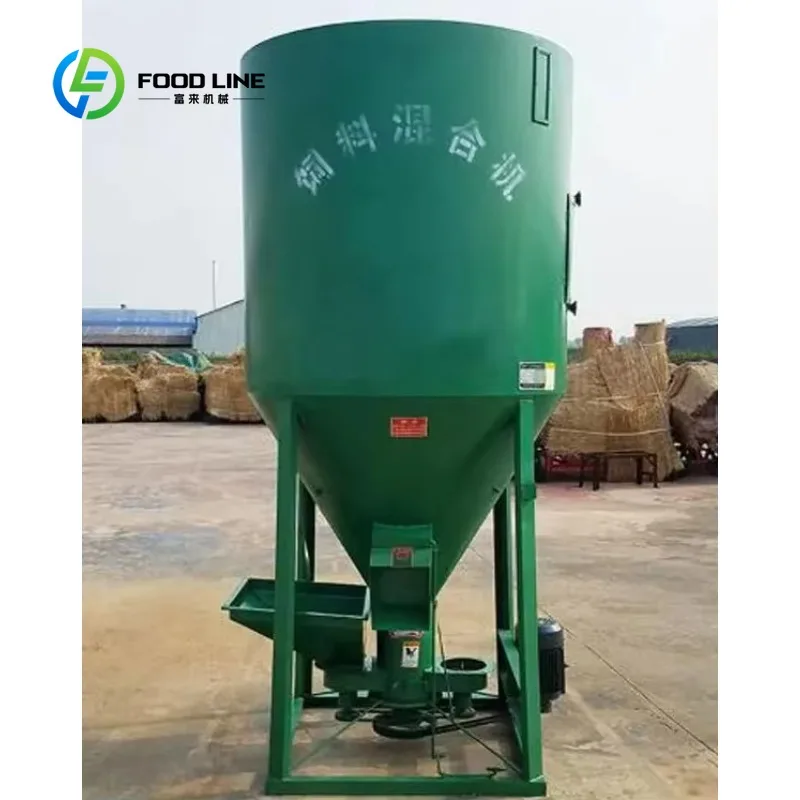 Customized 1 Ton 2 Ton Animal Feed Mixer Grinding Machine for Dog Powder Bird Chicken Poultry Food 1005011561169983