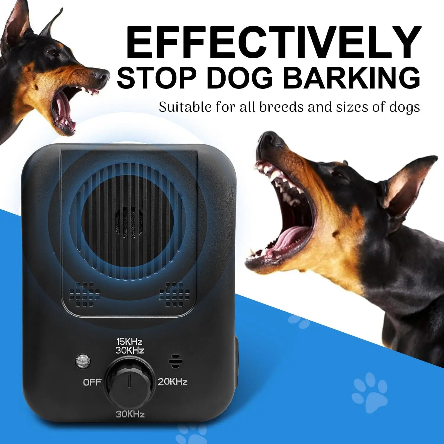 Anti-Dog Barking Device 3 Gears Ultra-Sonic Dog Bark Control Deterrent Devices Rechargeable 1005011564183961