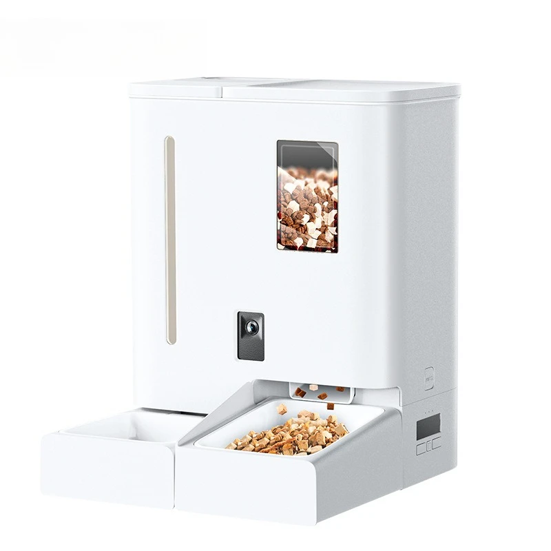 Automatic 2 In 1 Water With Cam Smart Fountain Cat Dog Feeder Pet Products 1005011569229338