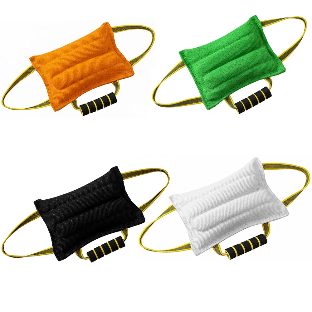Dog Training Toy Coarse Hemp Tear-resistant Bite Pillow Sponge Triangular Bite Target Dog Bite 1005011570511939