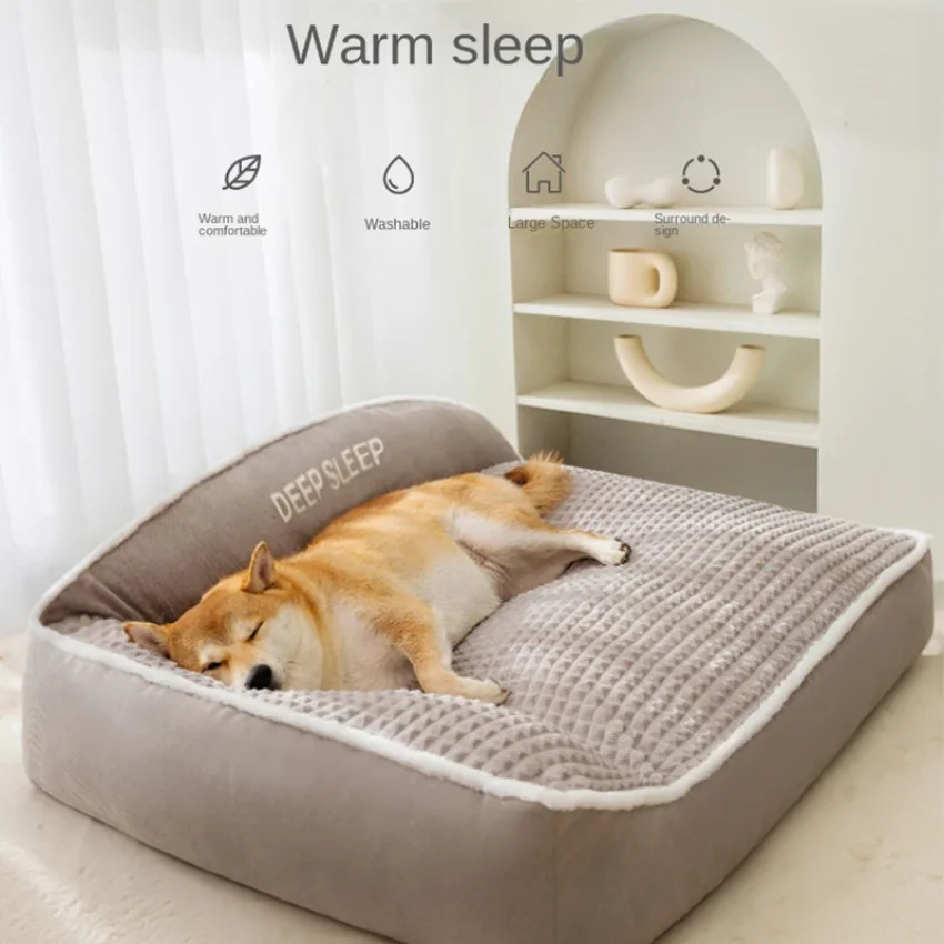 New Cat Bed Dog Pet Bed Kennel Non-Slip Winter Warm Small Dog Kennel Sleeping Removed Washed Soft 1005011570909647