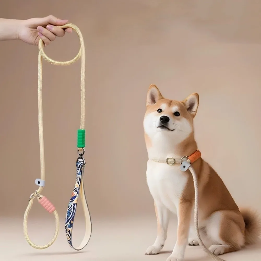Durable Dopamine Pet Dog Leash Nylon Rope Heavy Duty Dog Walking Leash Anti Escape No Pull Slip 1005011571424121