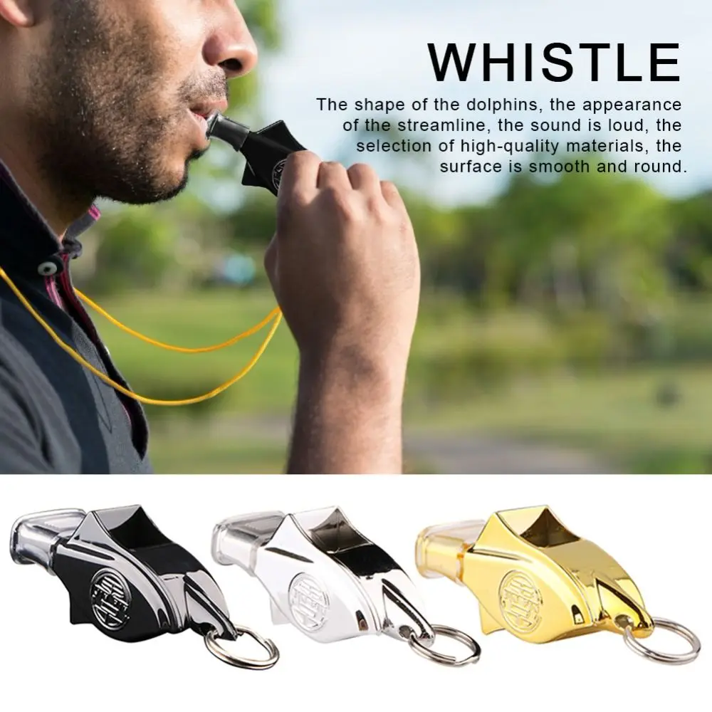 130 Decibels Dolphin Whistle Outdoor Sports High Frequency Referee Whistle Basketball Football 1005011577244925