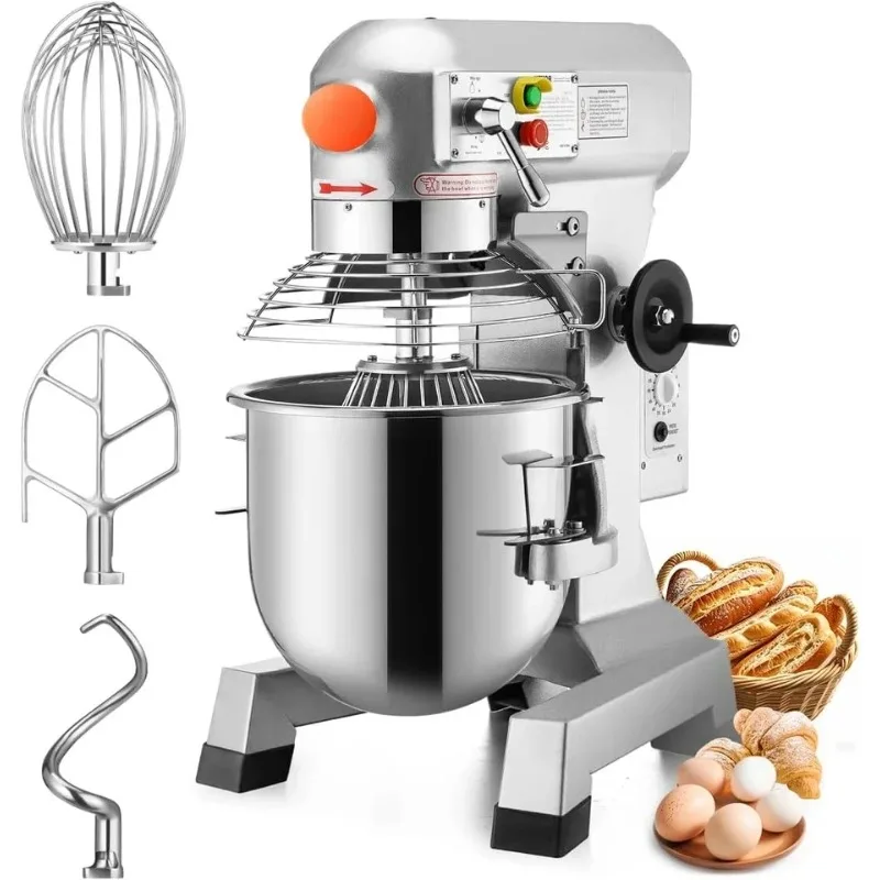 Customized 500W Commercial Food Mixer 15Qt Stainless Steel Bowl Electric Dough Maker with Timing 1005011580587103