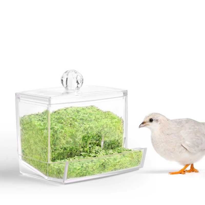 Automatic Quail Feeder Foraging Feeder for Birds Parrot Cage Bird Feeding System Cage Accessories 1005011581523581