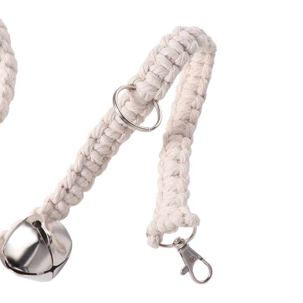 Cotton Rope Dog Training Bell Woven Adjustable Puppy Rope Bells Hanging Alarm Durable Dog Talking 1005011588203666