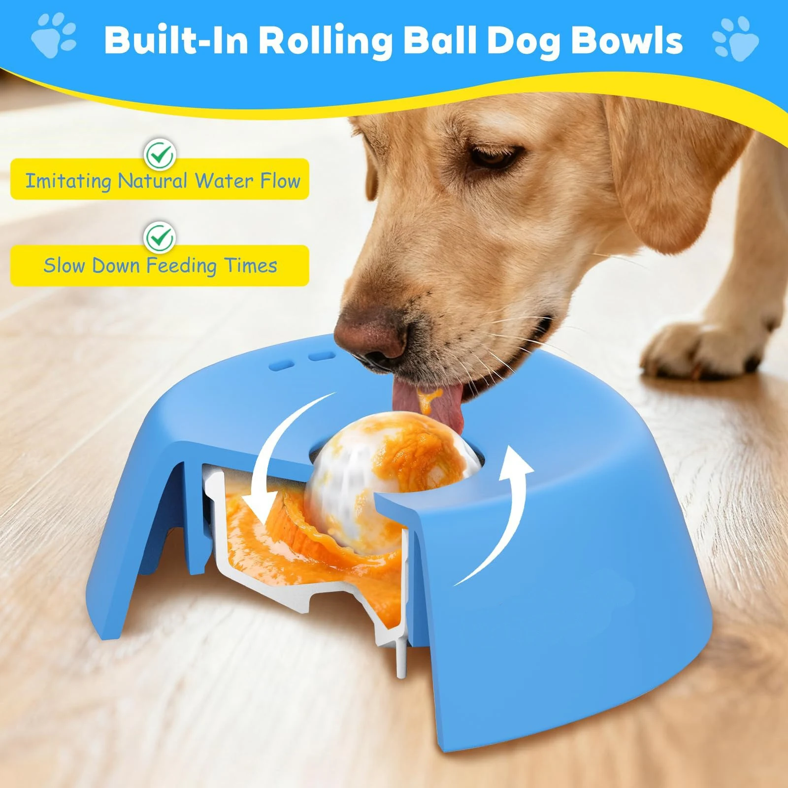 Dog Lick Toy, Slow Feeder & Anxiety Relief Licking Mat for Dogs & Cats 1005011591521055