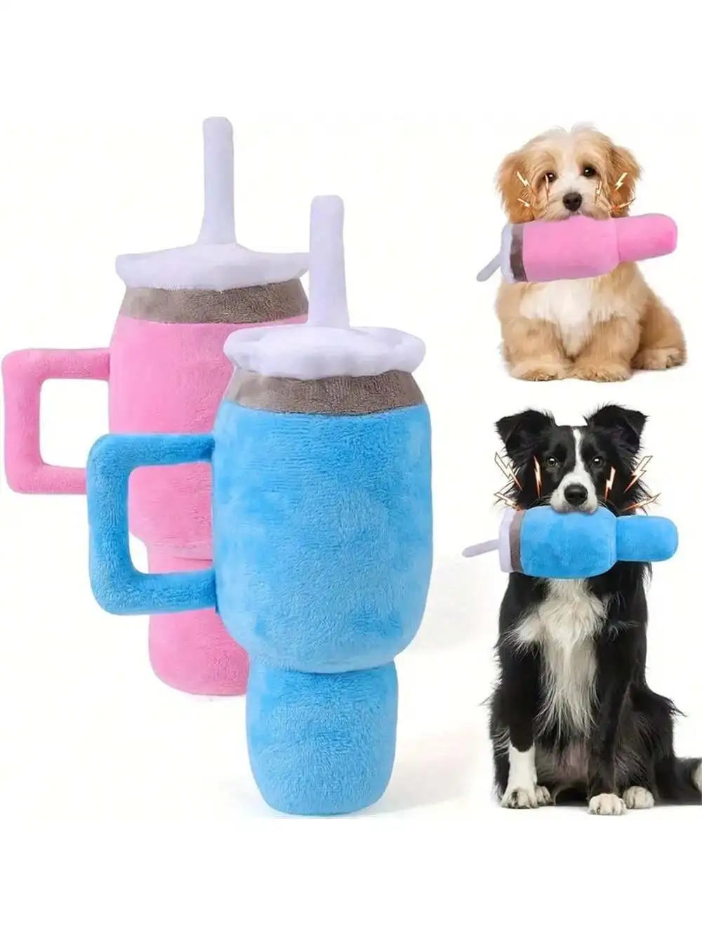 Dog Toy Water Cup Pet Toy Squeaky Chew Teething Toy 1005011600785020