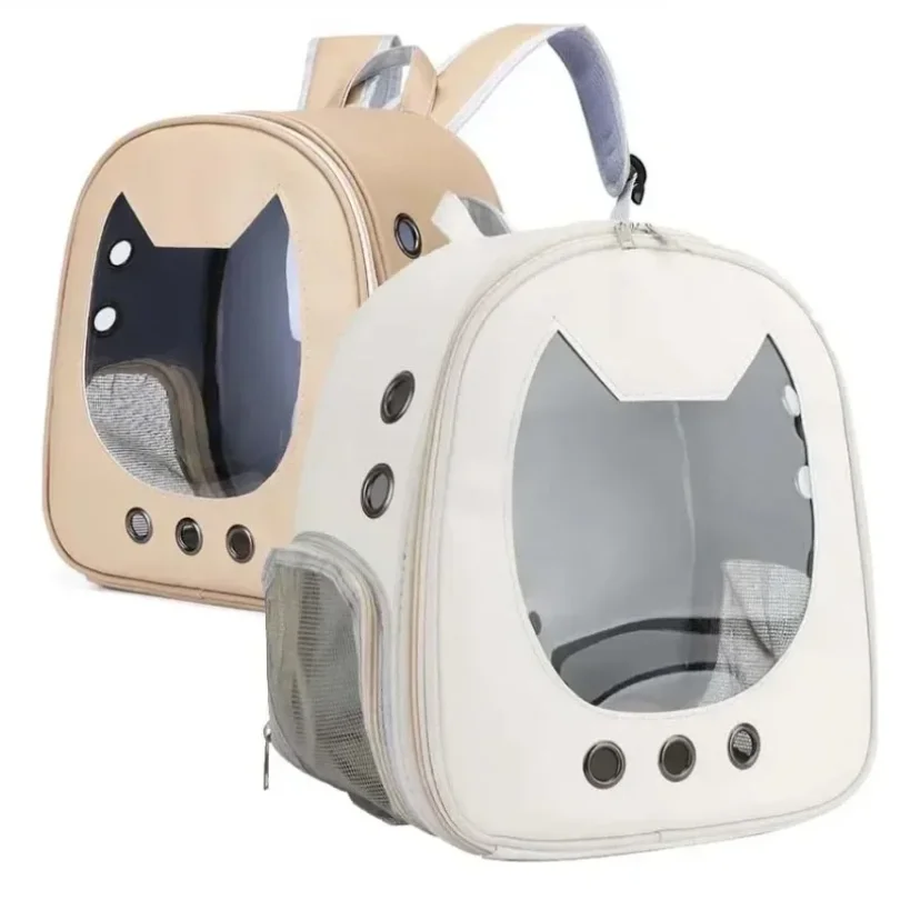 Portable Transparent Pet Backpack Foldable Outdoor Carrying Cats Bag Breathable Travel Bags 1005011607090389