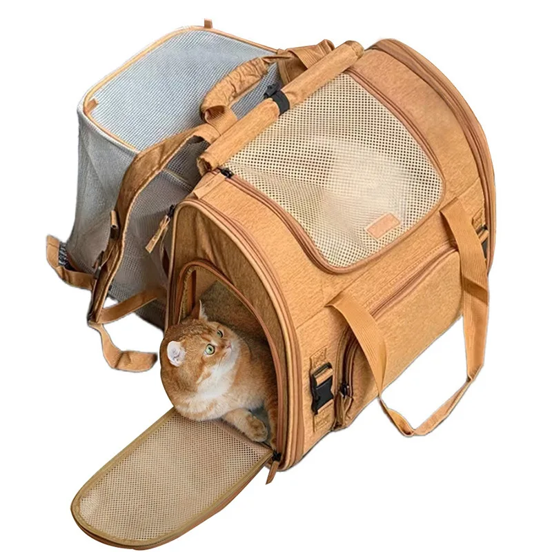 Cat Carrier Portable Cat Backpack Expandable Large Capacity Pet Backpack Foldable for Small 1005011608147796
