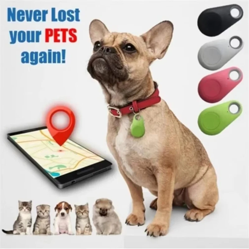 1/2Pcs Mini GPS Tracker Bluetooth Outdoor Anti Lost Device Dog Pets Childs Wallet Tracking 1005011610440489
