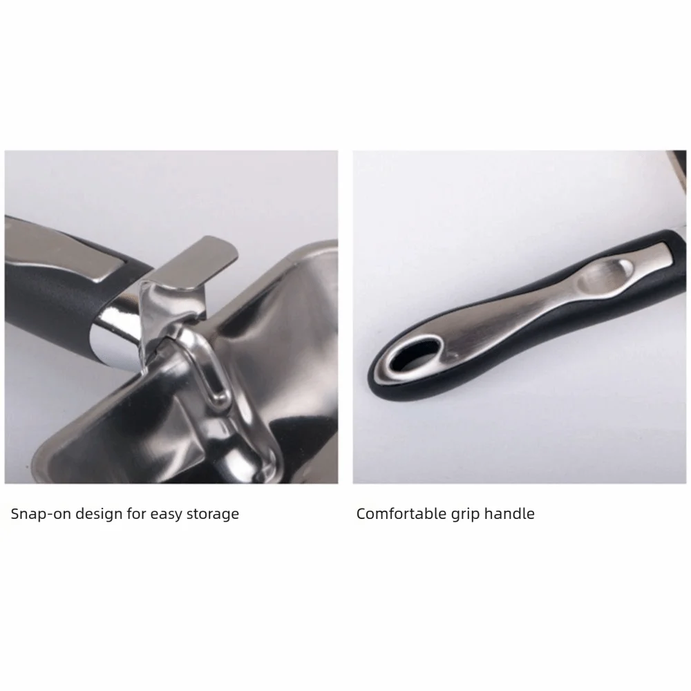 Stainless Steel Cat Poop Scoop with Hanging Hook Comfortable Grip Litter Filter Scooper Hollow Fast 1005011618083667
