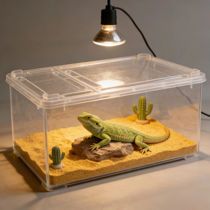 Reptile Breeding Box Terrarium Turtle Tank Silkworm Spider Horned Frog Gecko Lizard Snail Cage 1005011619505242