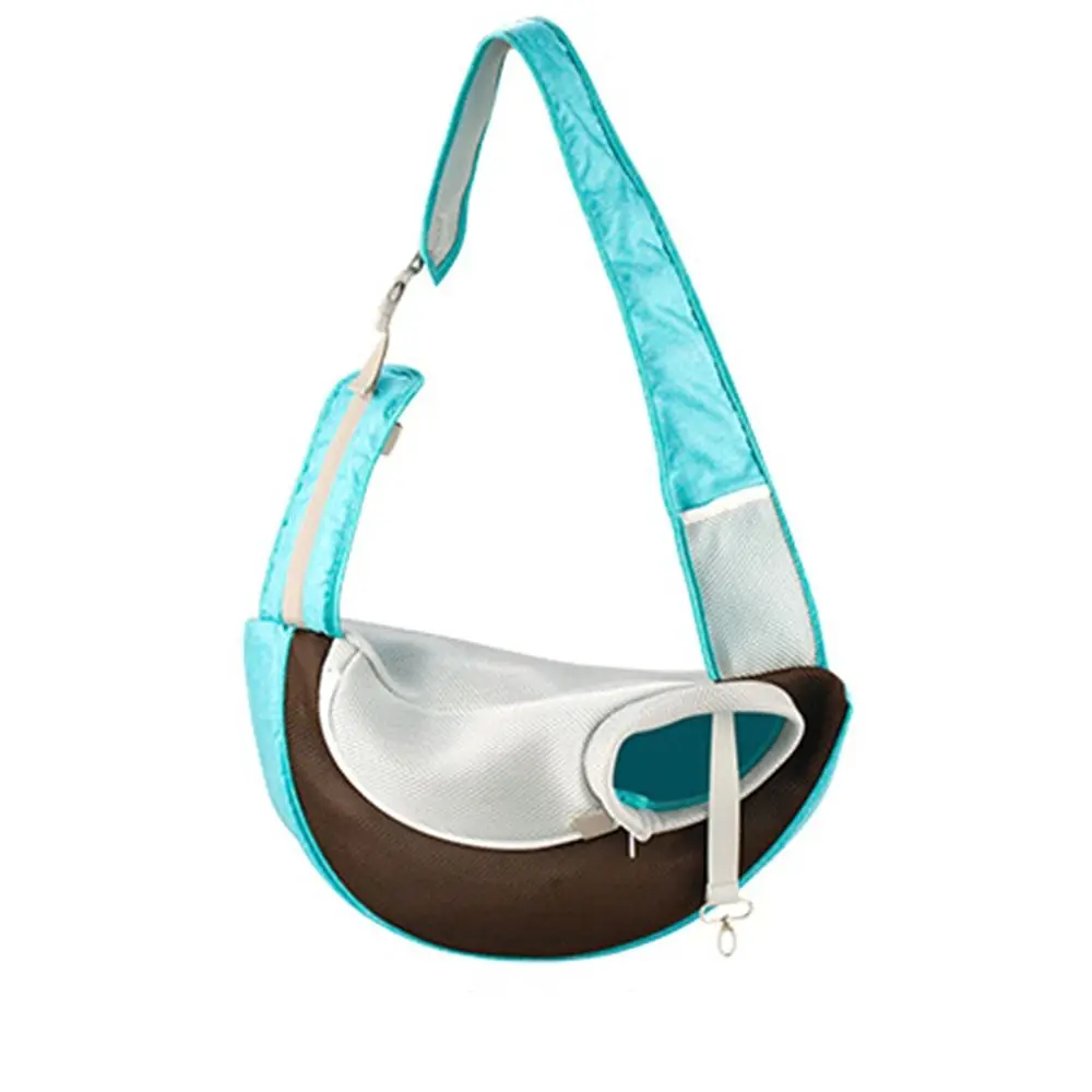 Hands Free Dog Sling Carrier Bag Colorful Front Pocket Puppy Crossbody Bag Portable Safety Hook 1005011624396058