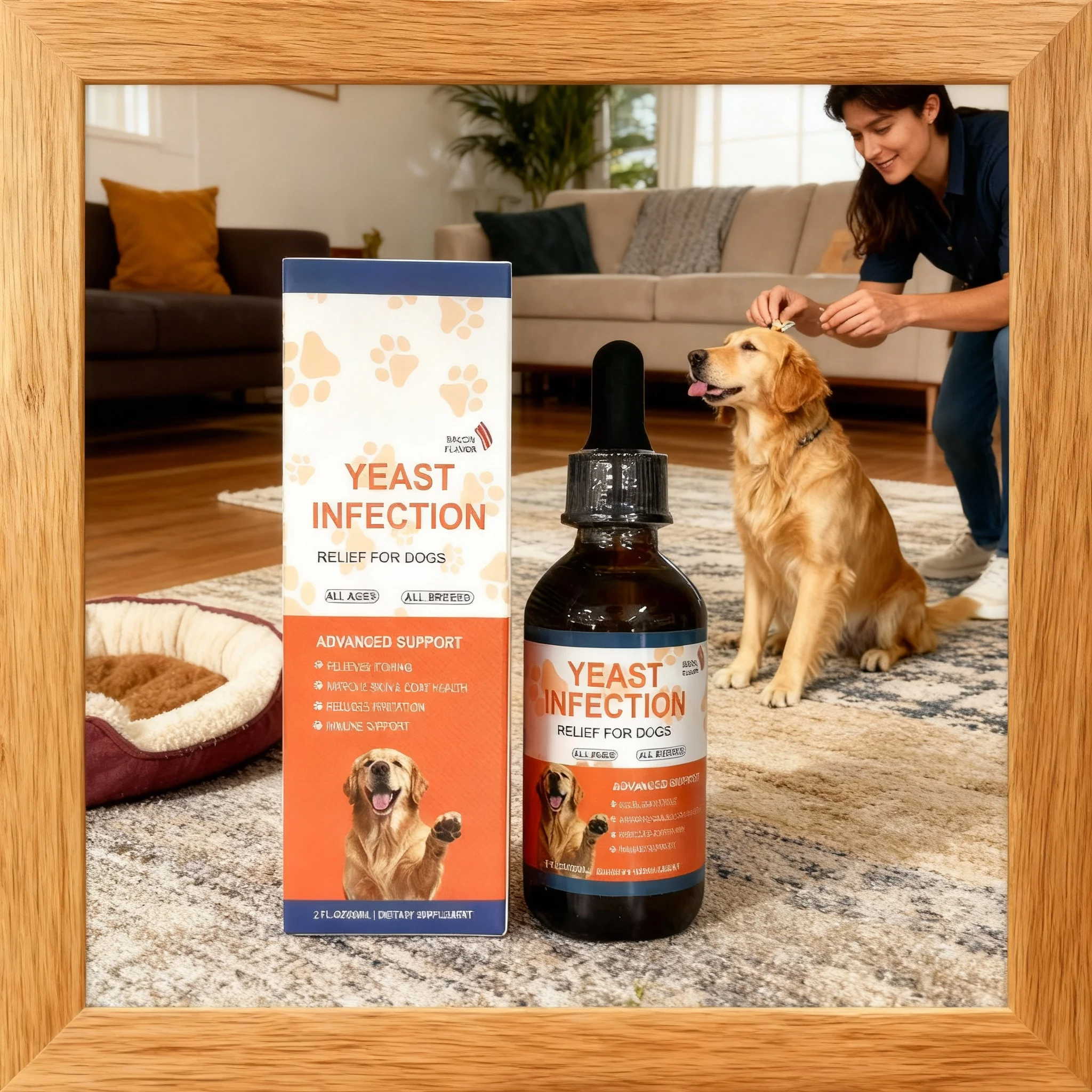 1/2/3PCS 60ML Dog Pet Drops Gentle Care Supplement To Maintain Healthy Coat and Skin for Dogs PET 1005011627668771