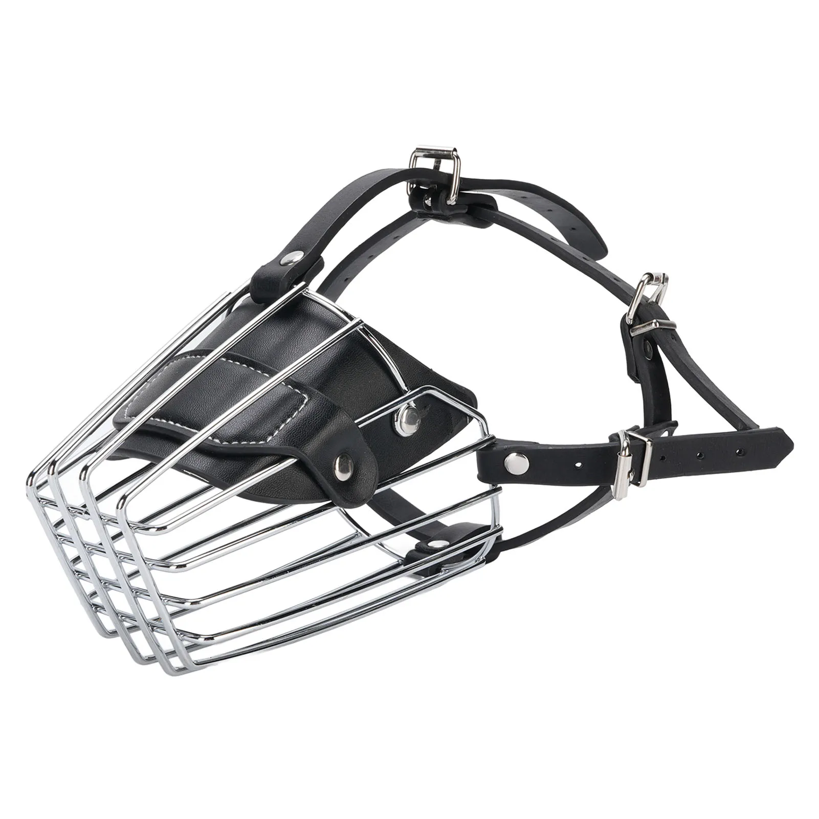 Metal Basket Dog Muzzle Adjustable Prevent Barking Biting Wire Basket Dog Mouth Cover Cage for 1005011641351349