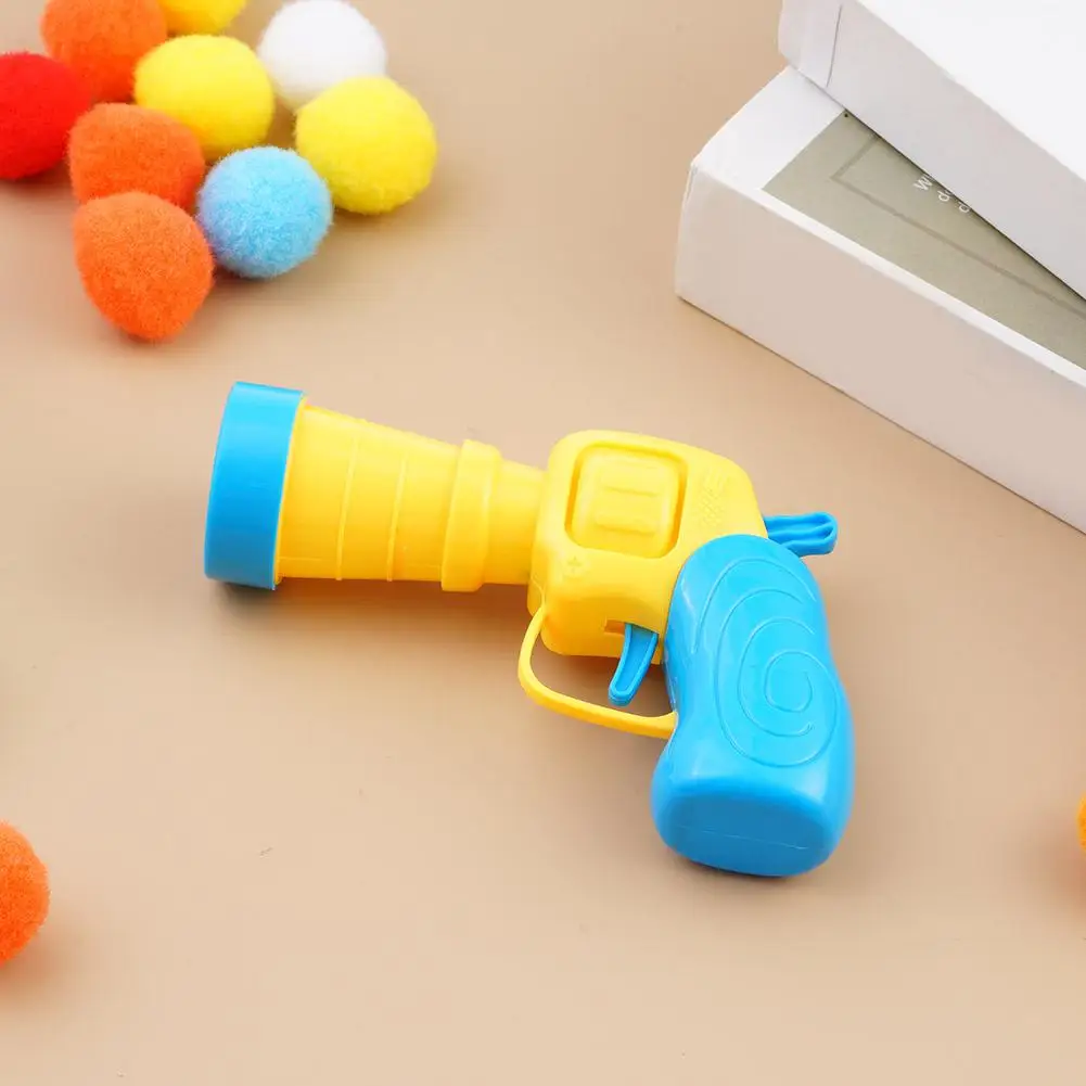 Cat Toy Ball Launcher Plush Pom Pom Gun Interactive Pet Toys High Bounce Balls Chew Proof Teaser 1005011652458767