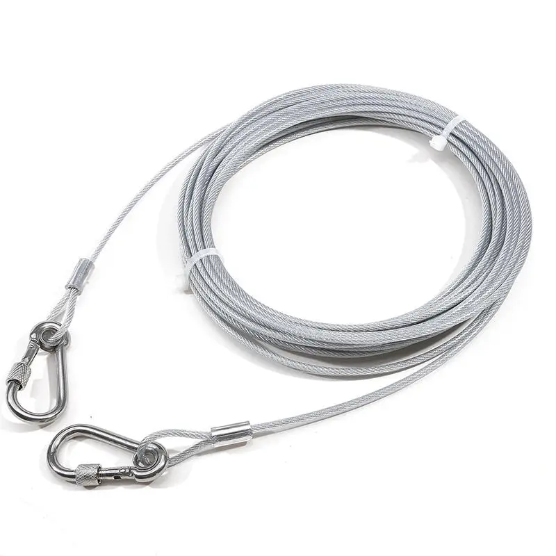 Heavy Duty Stainless Steel Chew Proof Dog Leash for Large Dogs Up to 250lbs 1005011659304248