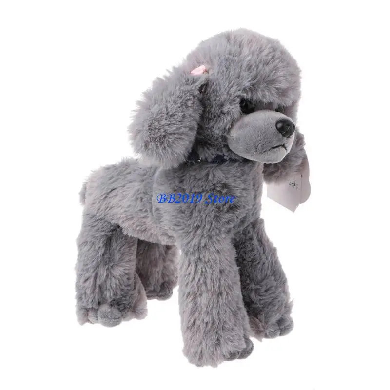 Q0KB Plush Dogs Poodle High Simulation Children Gifts for Doll Stuffed Lovely 1005011659650246