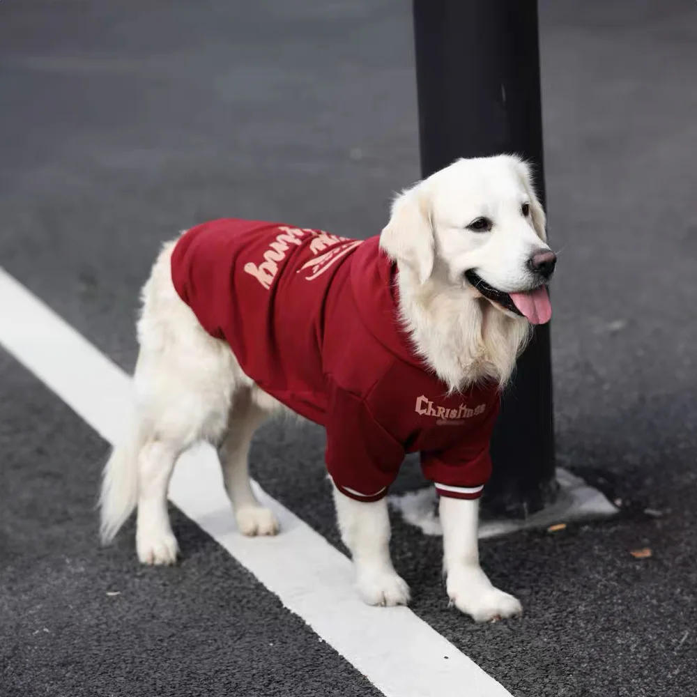 Dog Coat for Large Breeds Fleece Lined Thickened Winter Jacket Pet Clothes Perfect Golden 1005011662667578