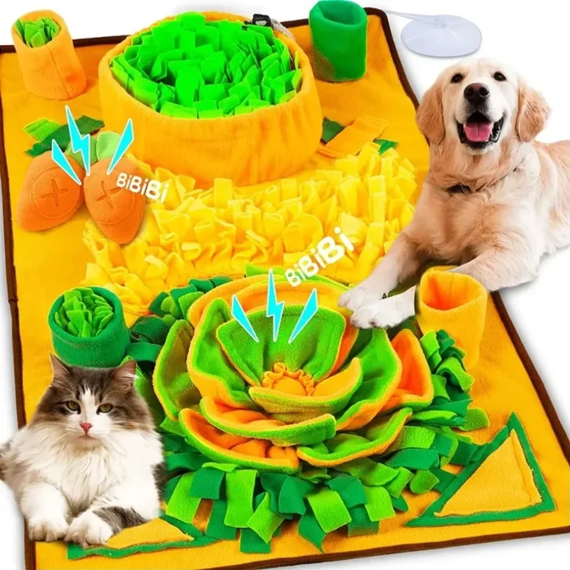 Large Snuffle Mat for Dogs Pet Interactive Training and Stress Relief Sniff Feeding Slow Feeder Dog 1005011662973005