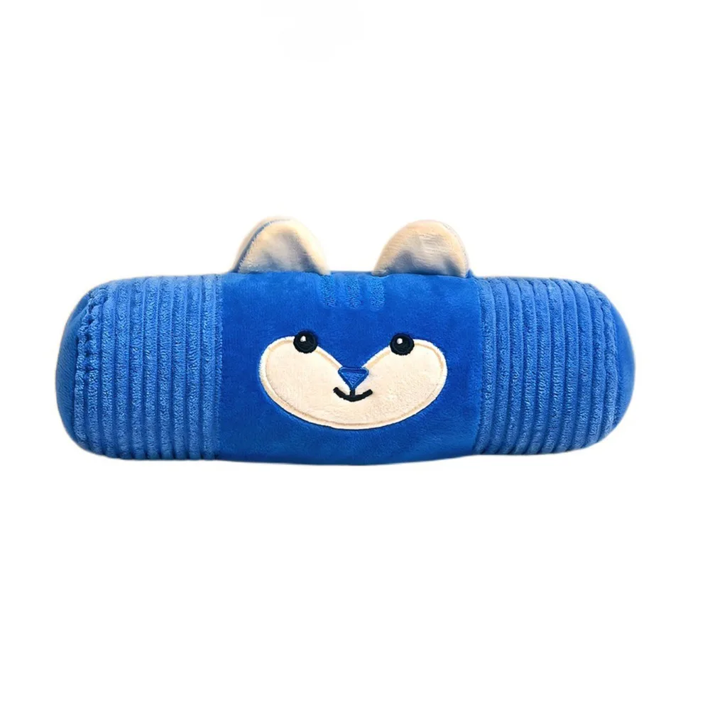 Self-Entertainment Squeaky Dog Plush Toys Soft Cylindrical Puppy Chew Animal Pattern Interactive 1005011663412364