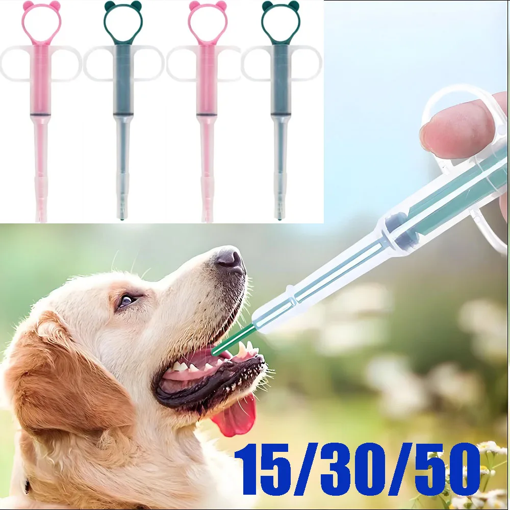 Pet Medicine Feeder Dispenser Cat Tablet Syringe Soft Tip Multi-Purpose Pill Shooter Pills 1005011665451098