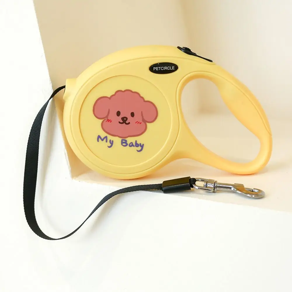 Retractable Nylon Dog Leash Durable Extending Walking Roulette Collar Automatic 5M Traction Rope 1005011671311493