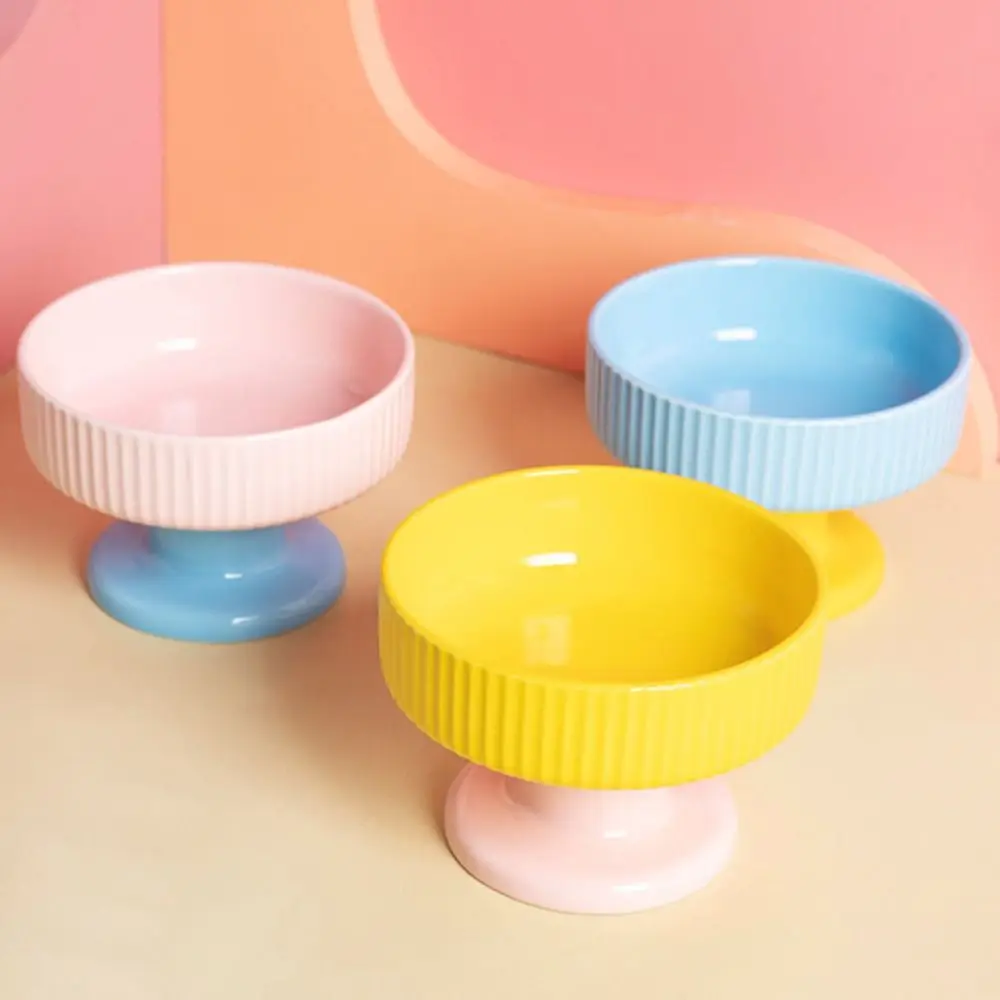 Ceramic Cat Bowl Cute Multi-Use Dog Food Feeding Basin Creative Large Capacity Pet Drinking Feeder 1005011678739719