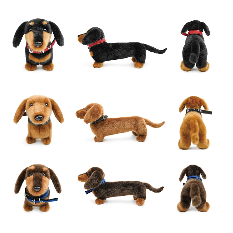 Dachshund Soft Plush Toys Plushies Animal Doll Cute Simulated Dog Throw Pillow Sofa Bed Lumbar 1005011681587084