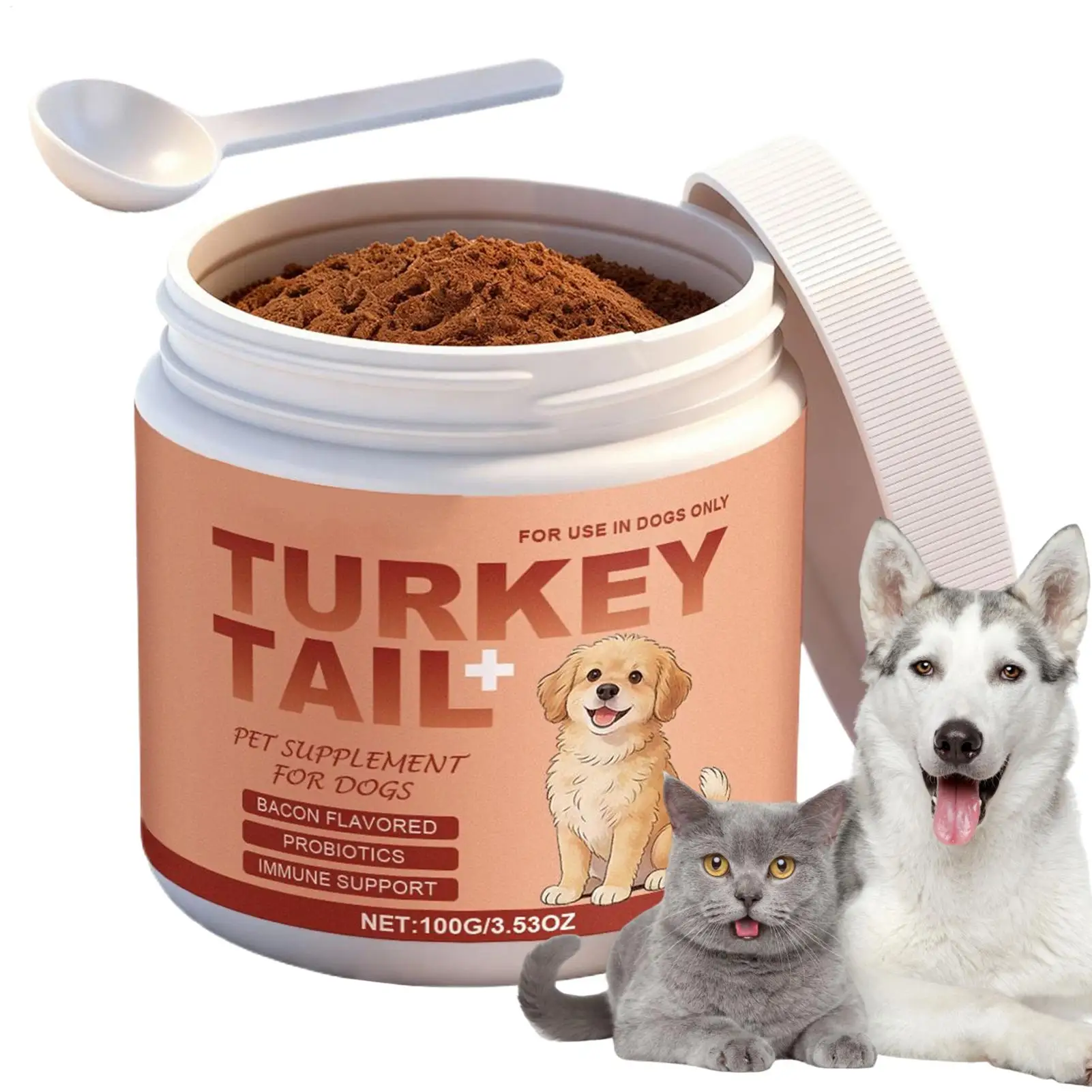 Dog Supplements 100g Skin Dryness Itching Relief Puppy Health Care Supplies Skin and Coat Dog 1005011682116207