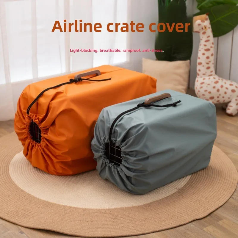 Pet Carrier Cover for Travel Crate Windproof Sunproof Anti-Stress Cat Cover Spring Summer Autumn 1005011696143742