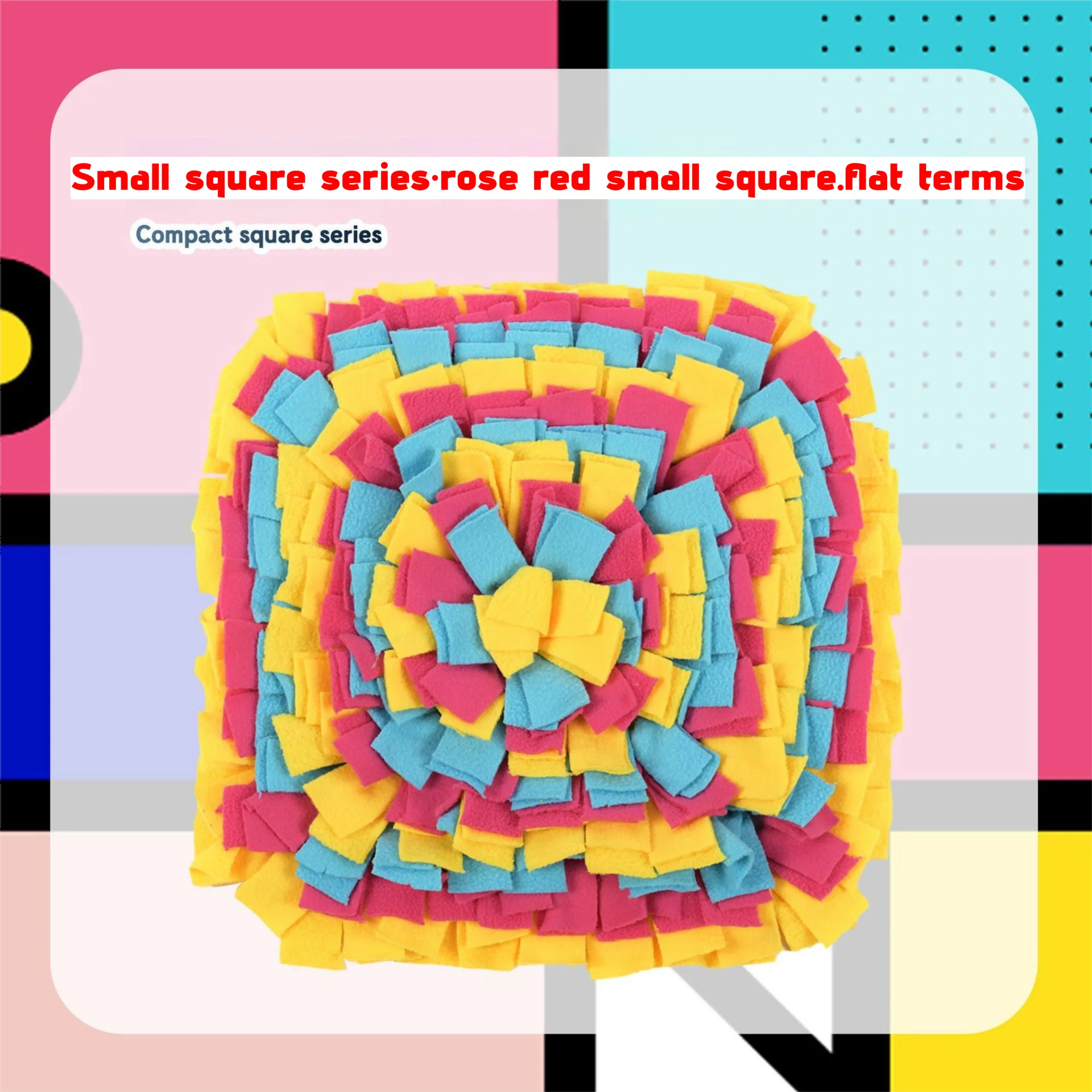 Rose Red Snuffle Mat for Dogs 1005011703621317
