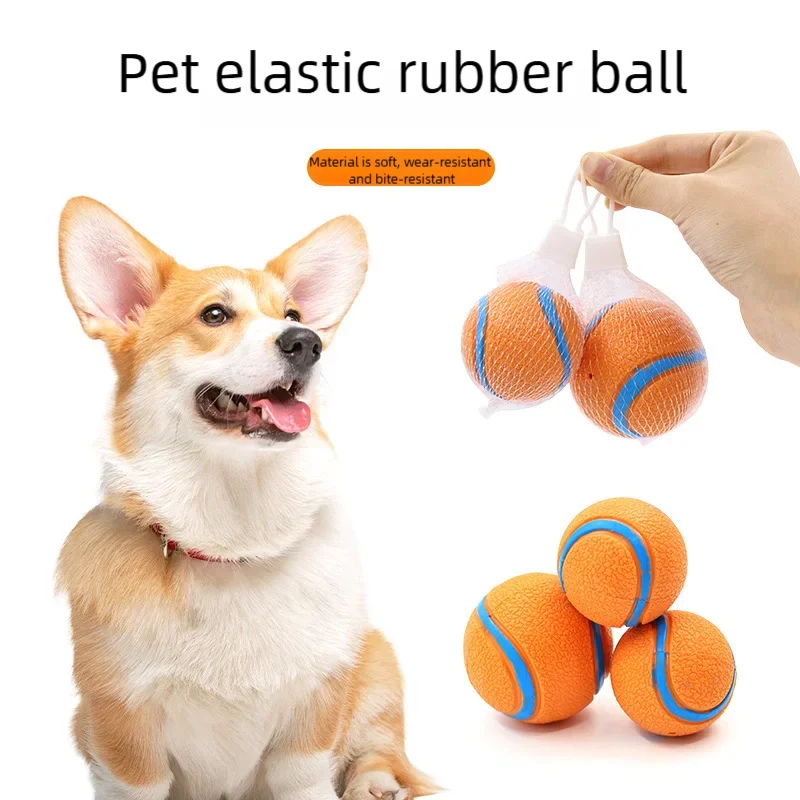 Dog Toy Ball Dog Fetch Ball Toy Tough Pet Ball Puppy Chew Toy Solid Elastic Jumping Ball Pet 1005011713848288