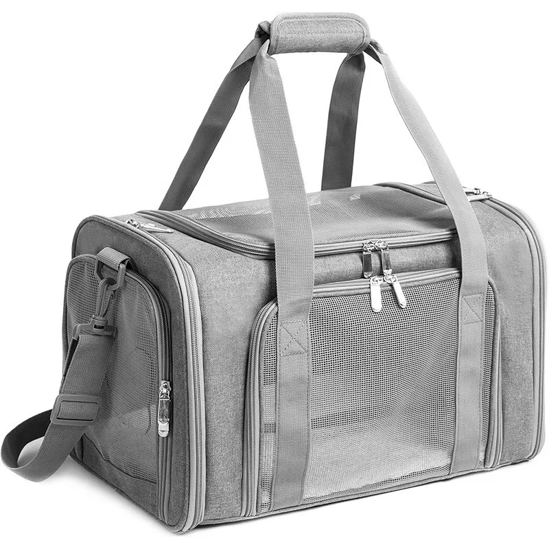 Dog Carrier Bag Soft Side Backpack Cat Pet Carriers Dog Travel Bags Airline Approved Transport 1005011721588340