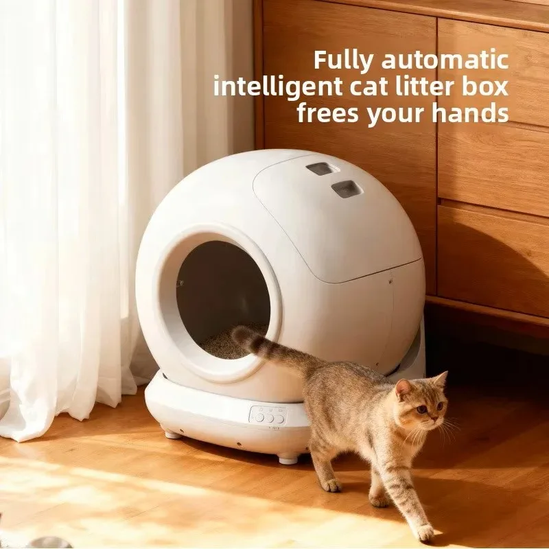 Raymax 78L Automatic Self Cleaning Cat Litter Box with App Control & Mat Smart Toilet for Multiple 1005011726836256