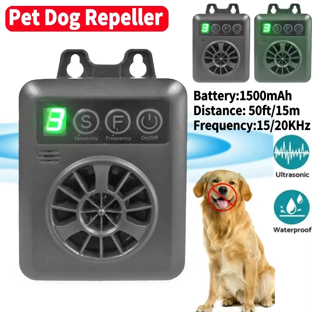 Anti Barking Ultrasonic Dog Repeller for Outdoor Use Effective Bark Stop Trainer Device 1005011737801037