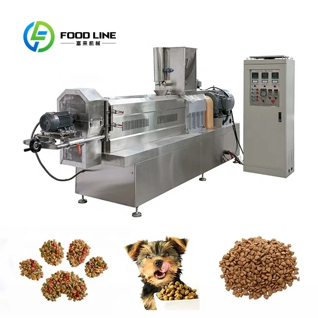 Automatic Cat Food Manufacturer Production Machine Line Dog Food Making Extruder Pet Feed 1005011738718244