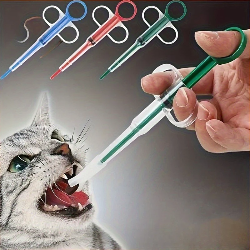 Pet Pill Dispenser Suitable for Cats Dogs Medicine Syringe Oral Tablet Feeder Simple Pusher 1005011744018403