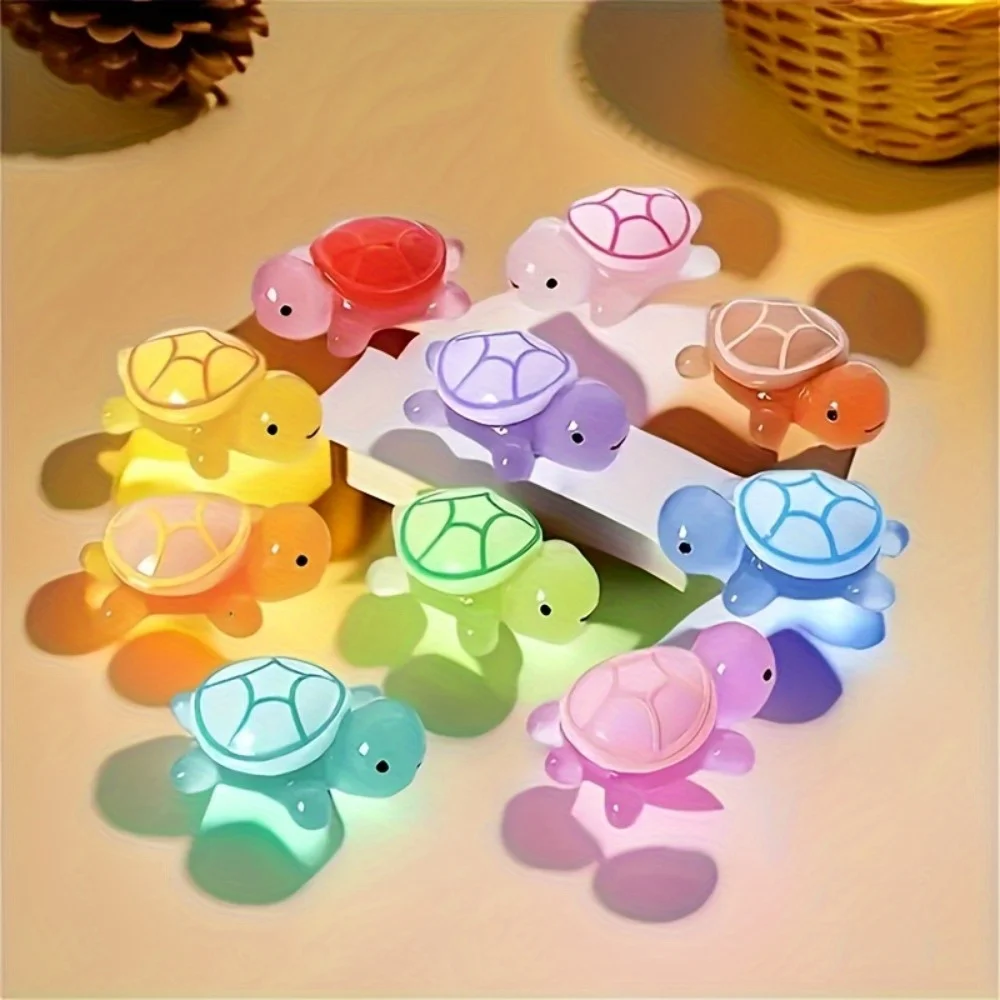 Random Color Luminous Turtle, Suitable for Home Decoration, Car Interior (20pcs) 1005011747481457