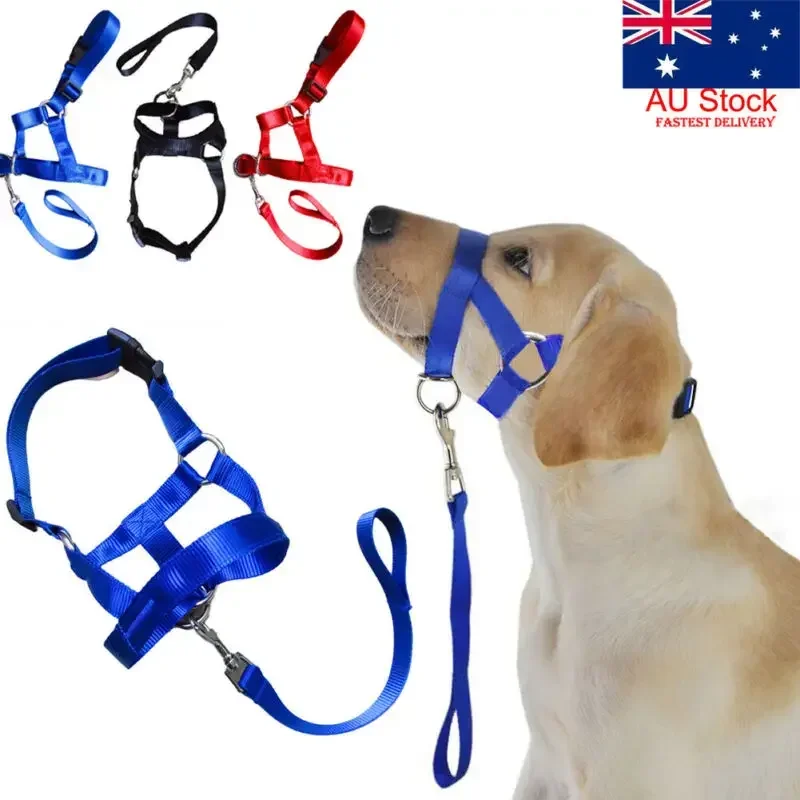 Creative Dog Halter Halti Training Head Collar Gentle Leader Harness Nylon Breakaway All Seasons 1005011751026349