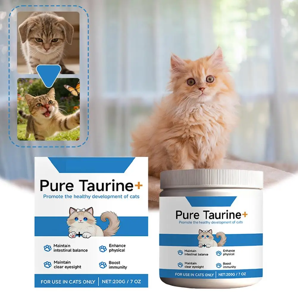 Cat Taurine Powder Gentle Formula To Care For Pet's Comfortable Body Massage Care Nutrition Powder 1005011753154771