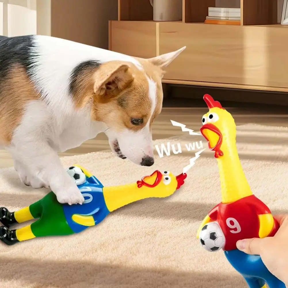 Funny Squeaky Pet Toy for Dog Screaming Chicken Bite Resistant Chew Toy 1005011761111589
