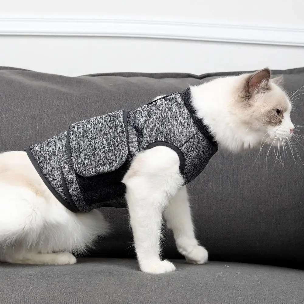 Adjustable Cat Calming Vest Soft Elastic Anti Anxiety Pet Coat Breathable Cat Recovery Clothes Cat 1005011762275875