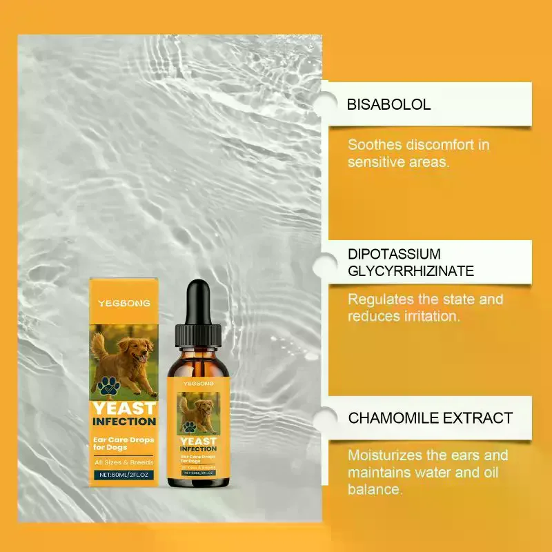 Relief for Itchy Pet Ears; Yegbong Ear Cleaning Drops; Removes Wax 1005011764395586