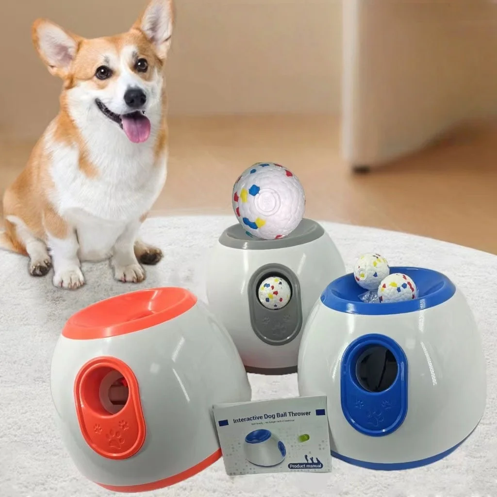 New Pet Ball Dispenser Dog Toy Ball Thrower Outdoor Toys Automatic Mentally 1005011764476345