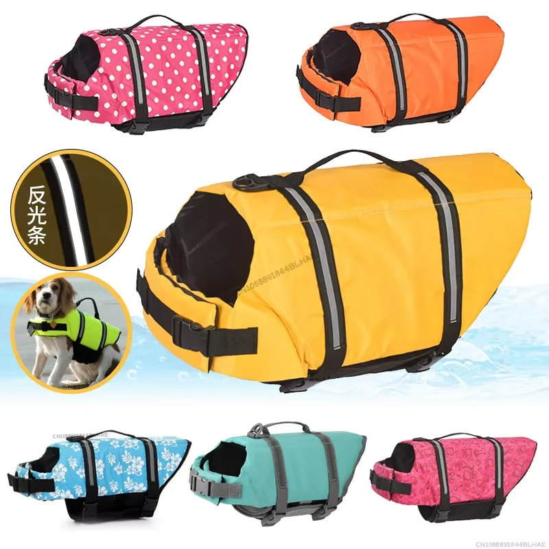 Summer Dog Life Jacket for Large Breeds Golden Retriever Swimwear Safety 1005011764808081