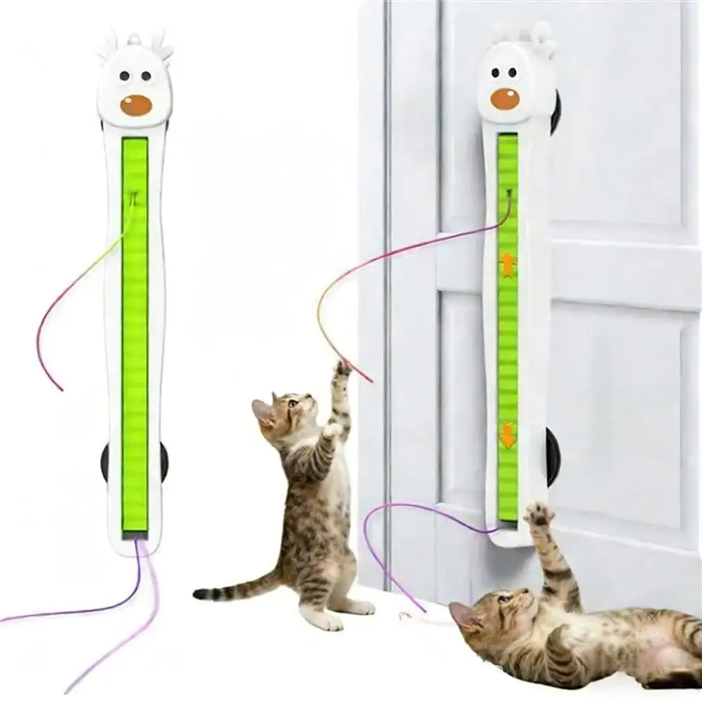 Pet Toys Automatic Flying Rope Interactive Play Toy for Cat Relieve Boredom Wall-Mounted 1005011764908767