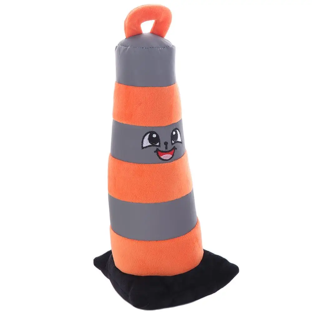 Cute Road Cone Shape Dog Chew Toys Sound Making Grind Teeth Cat Toy Interactive Bite Resistant 1005011765767403